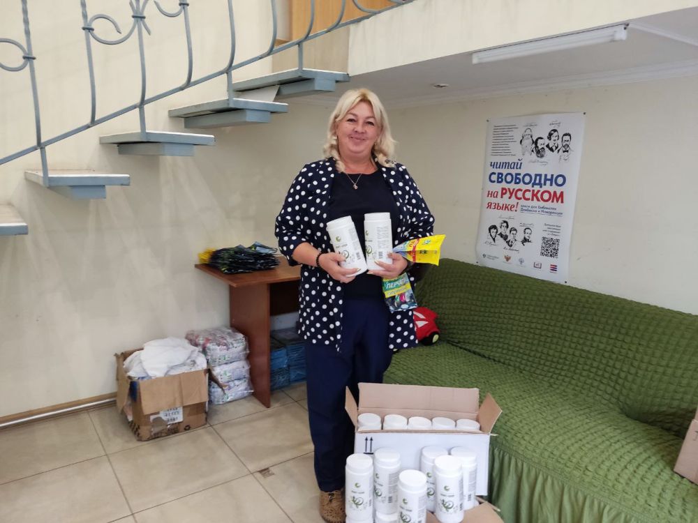 Александр Дудка: Гуманитарный груз от Русской православной церкви передали школам и детским садам округа