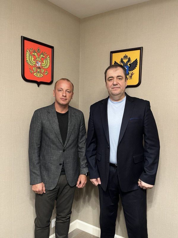 Владимир Боделан провел рабочую встречу с гендиректором завода по производству бытовой химии Дмитрием Кульковым