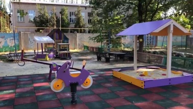 Александр Дудка: Шеф-регион Кабардино-Балкария построила игровую площадку в детском саду «Чебурашка» Скадовского округа