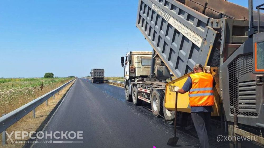 В Скадовском округе отремонтировали 140 километров дорог