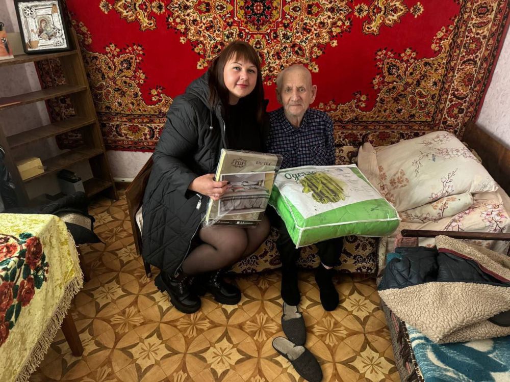 Александр Дудка: Старожила из села Новониколаевка территориального управления Михайловка поздравили с Днем рождения