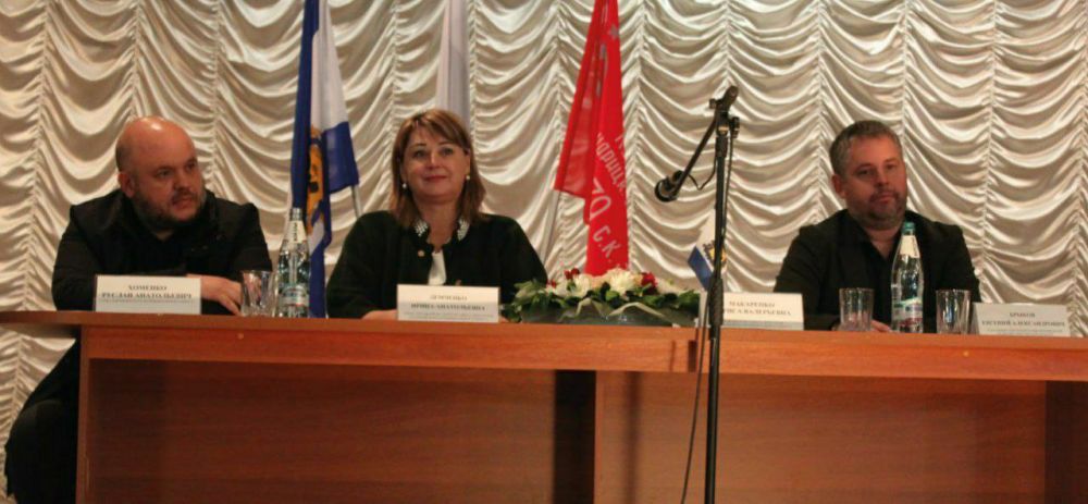 Владимир Сальдо поздравил Руслана Хоменко с избранием на должность Главы Алешкинского муниципального округа