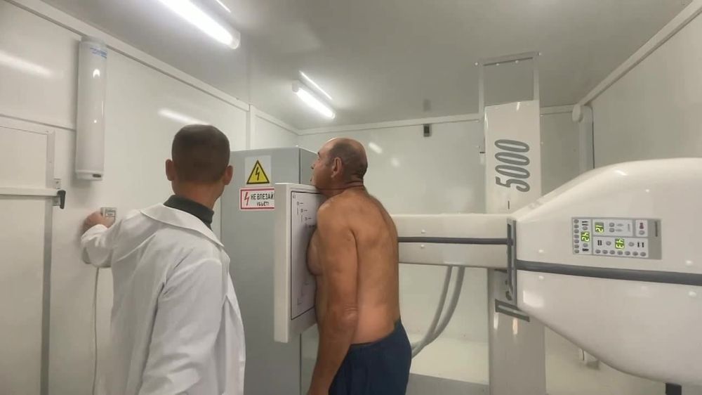 Более 2 тыс. жителей Генического района сделали флюорографию на базе передвижного рентгенографического кабинета с июля