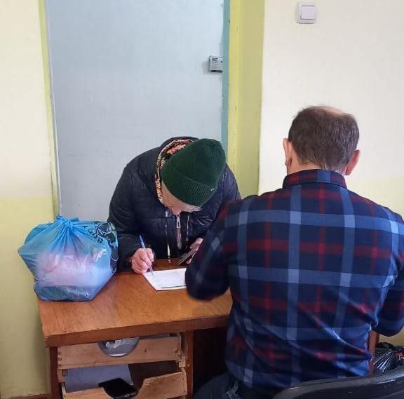 В территориальном управлении Шевченко выдали гуманитарную помощь