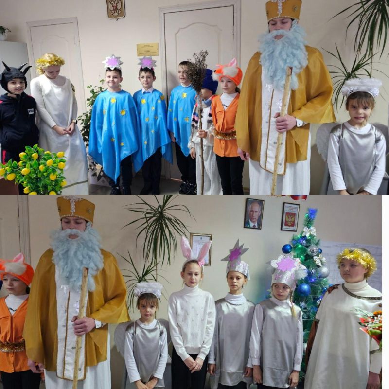 Святой Николай пришел поздравить сотрудников территориального отдела и пожелали светлых Новогодних праздников