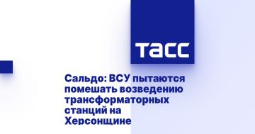 Сальдо: ВСУ пытаются помешать возведению трансформаторных станций на Херсонщине