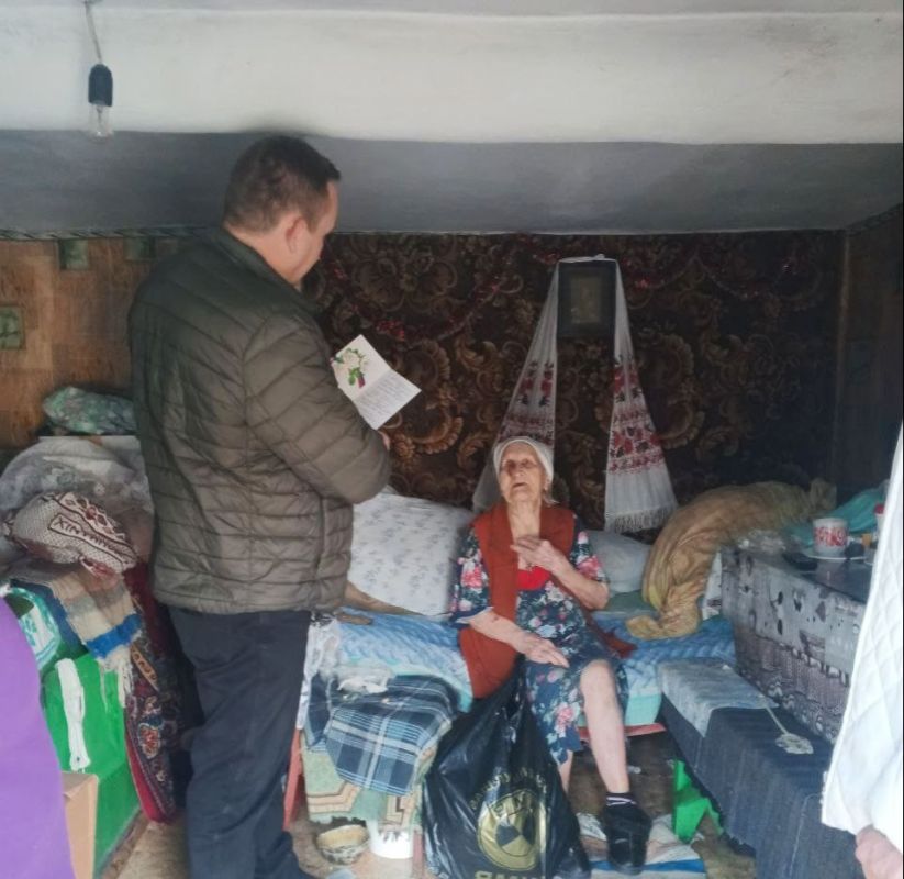 В Голопристанском округе поздравили с юбилеем ветерана Великой Отечественной войны