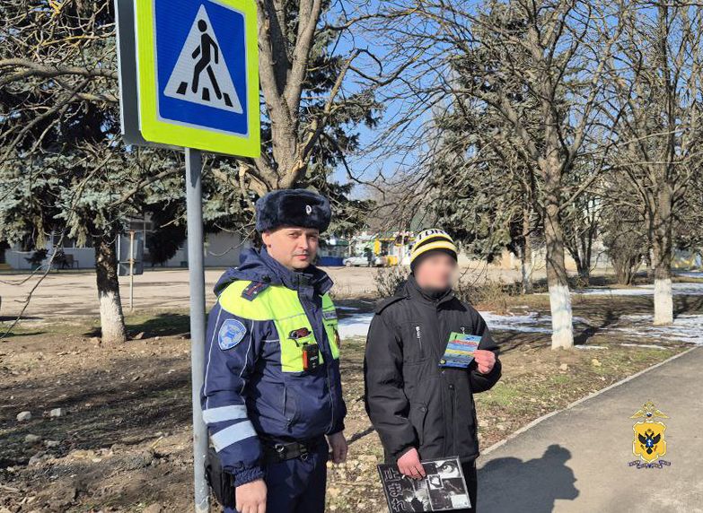 Чаплынском округе госавтоинспекторы провели профилактический рейд «Пешеход»