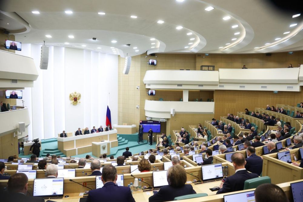Константин Басюк: 586 пленарное заседание Совета Федерации
