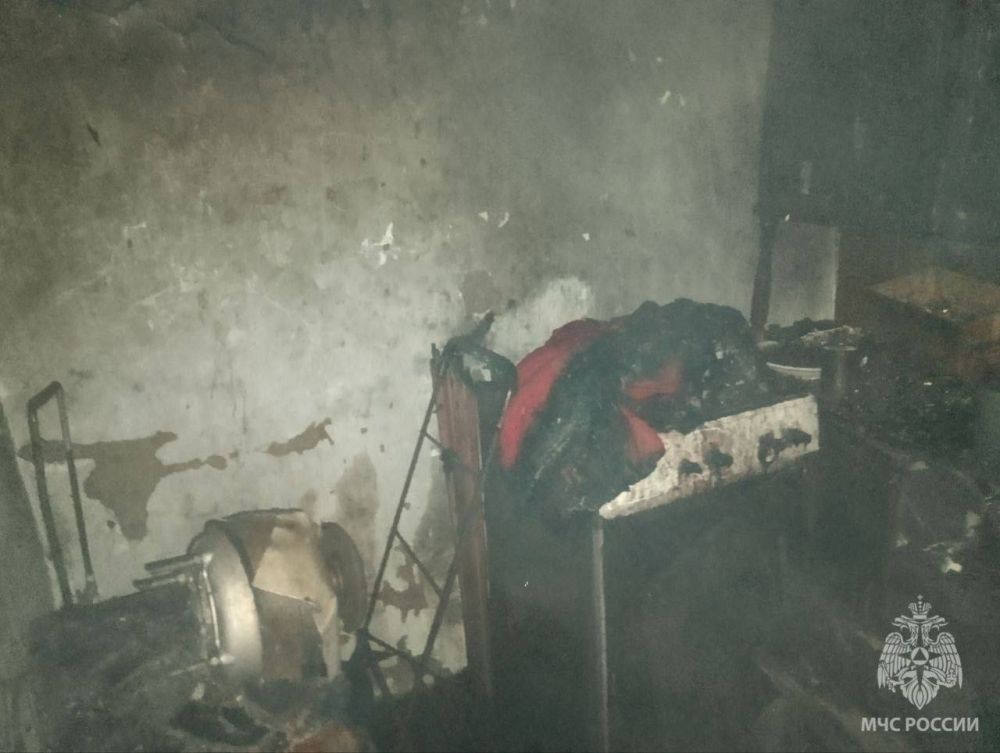 В Таврийске на пожаре погиб мужчина