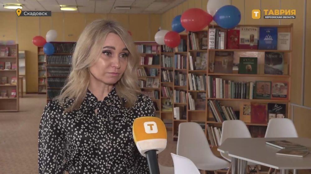 В Скадовске состоялось открытие Центральной городской библиотеки