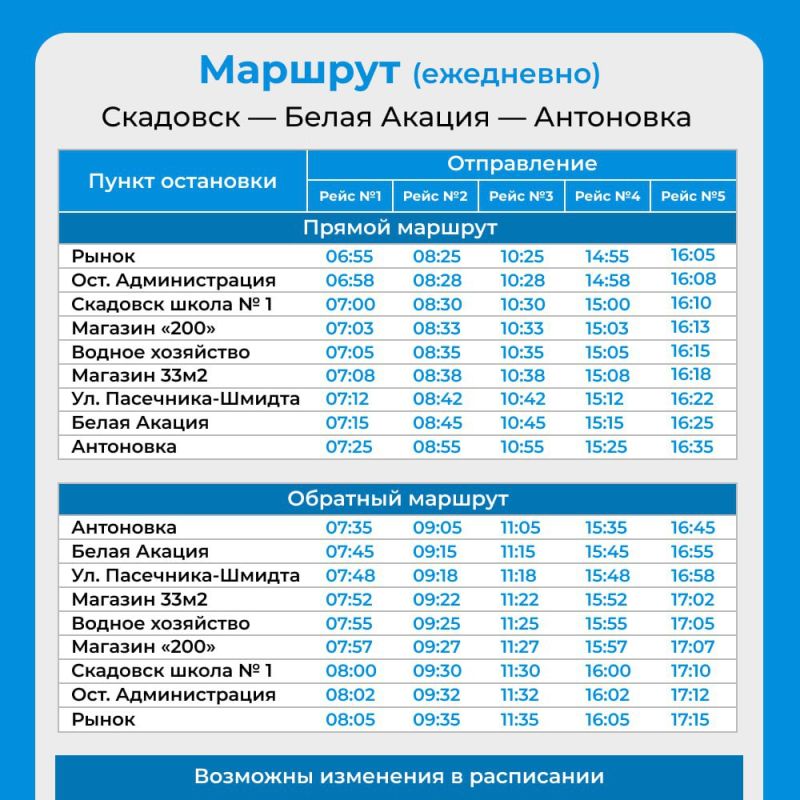 Администрация Скадовского муниципального округа информирует