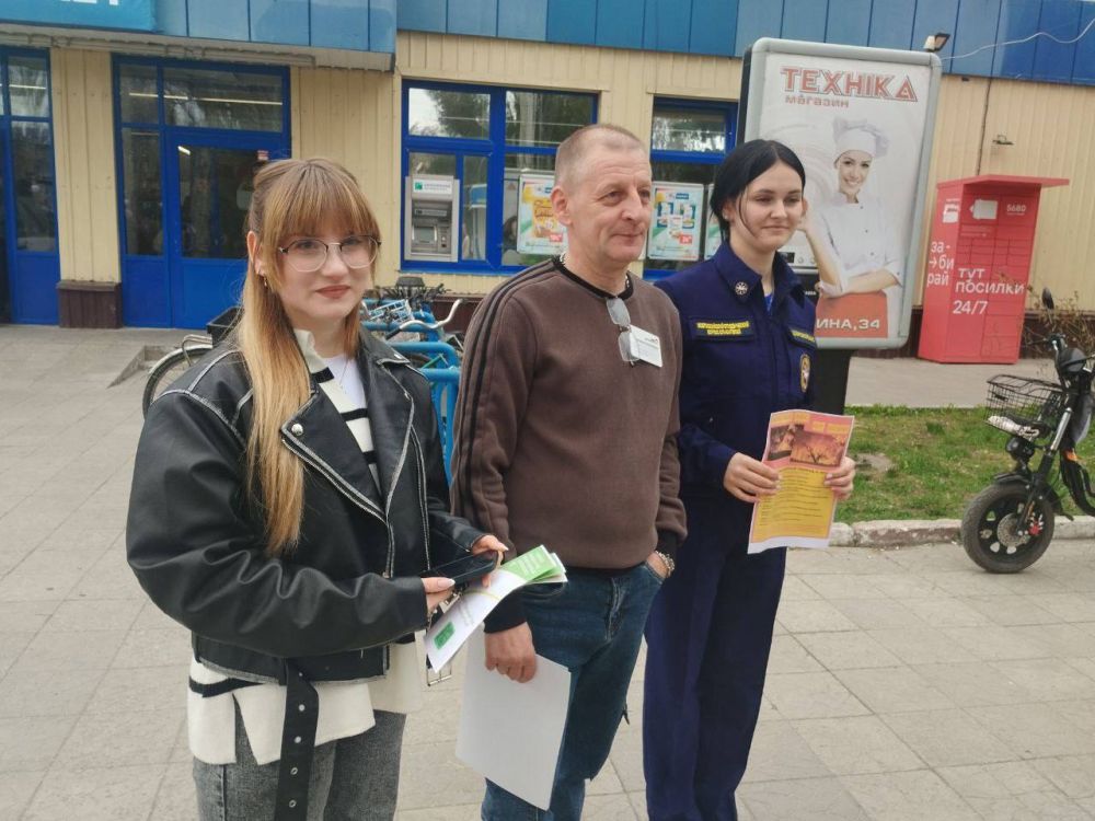 Сотрудники природного парка "Алешковские пески" провели профилактическое мероприятие