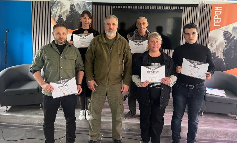 Церемония вручения сертификатов Центра «ВОИН» выпускникам программы «Основы тактической медицины»