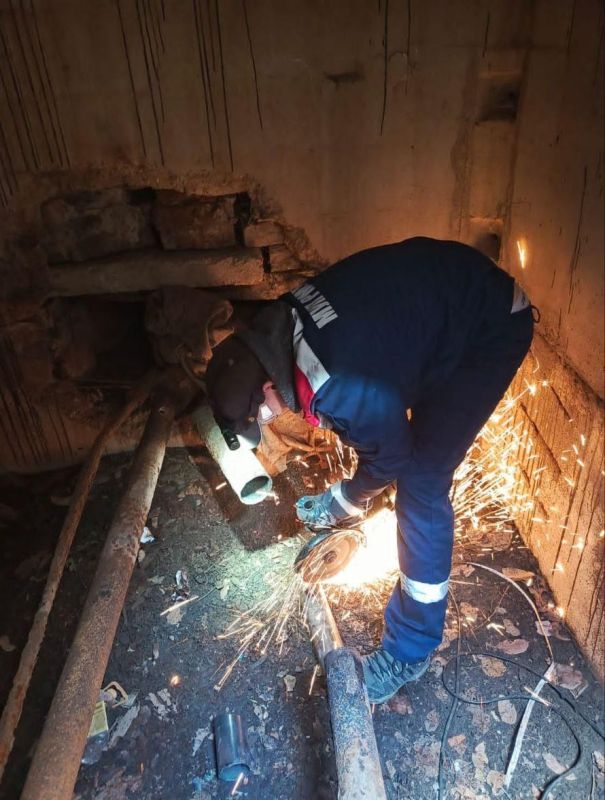 Рязанцы восстановили теплоснабжение в общежитии Чаплынского агротехнологического колледжа