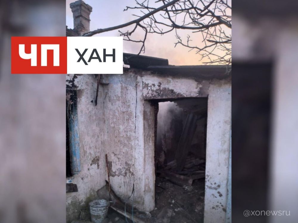 Пенсионер погиб в результате пожара в Геническом округе