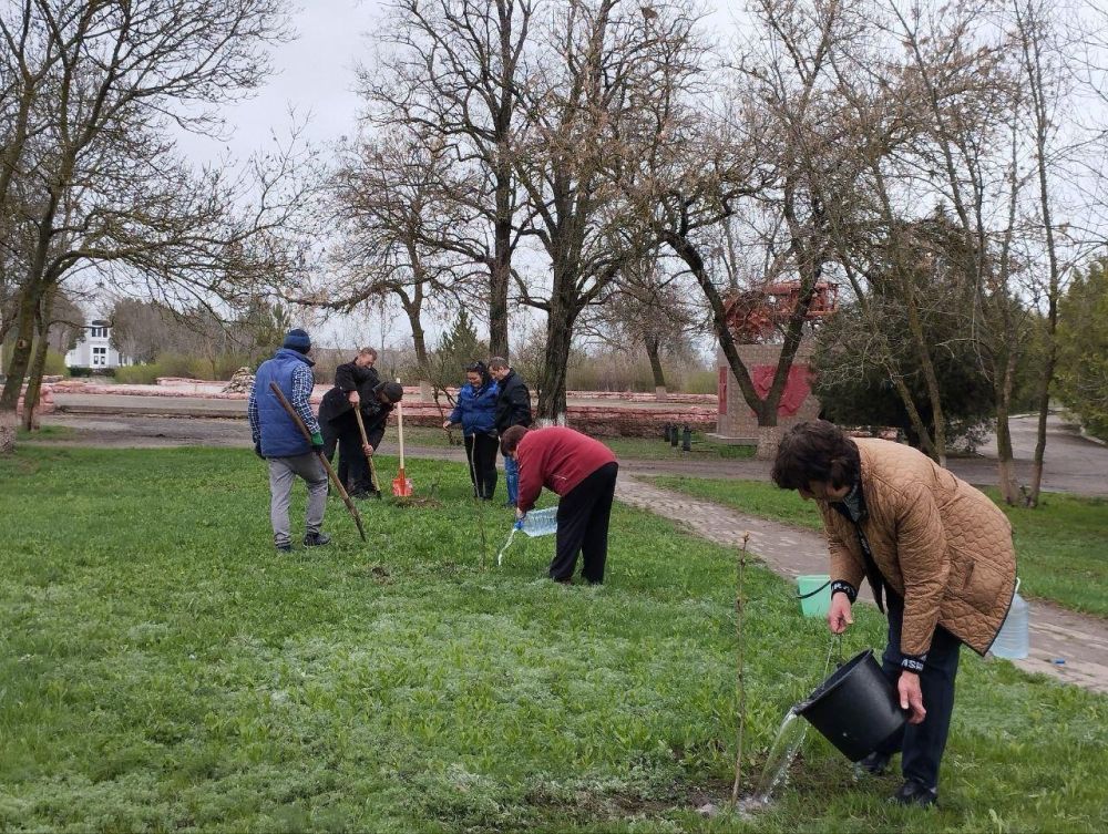 Акция "Сад памяти" в с. Чкалово