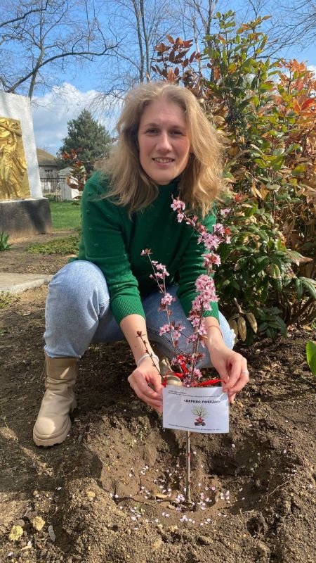 Акция «Дерево Победы» к 80-летию Победы в с. Новодмитровка Вторая