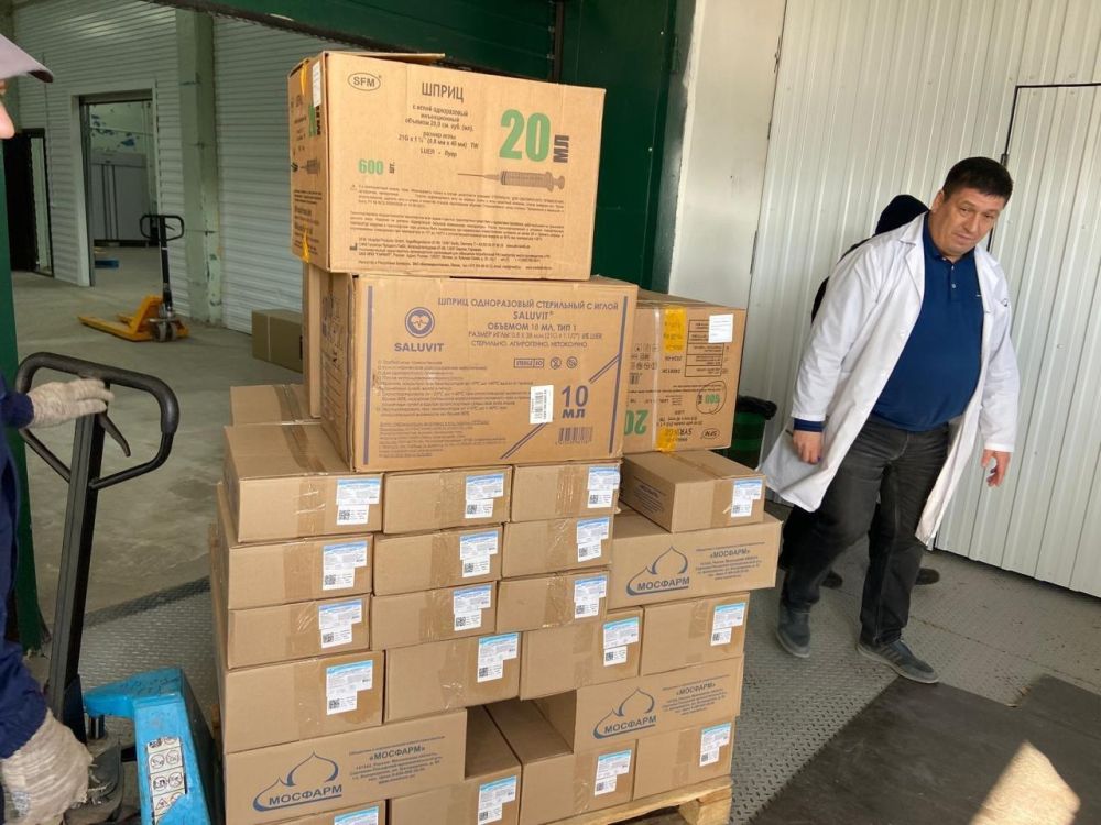 Мордовия передаст партию медицинских расходных материалов Каланчакской ЦРБ