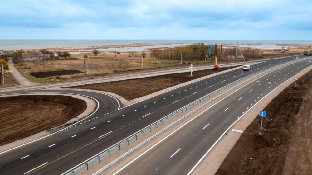 В Крыму дорогу до границы с Херсонщиной отремонтировали на 90%