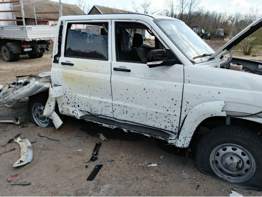 Костогрызовское лесничество подверглось атаке с беспилотника — поврежден служебный транспорт, осколками задеты строения лесопожарной станции