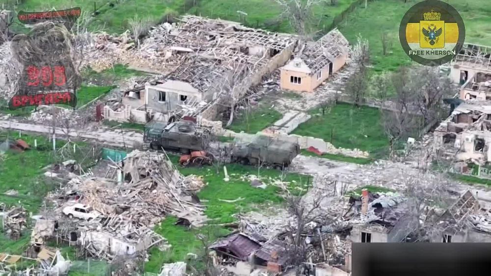 Уничтожение украинского MRAP Kirpi в районе Одьговки Херсонской области