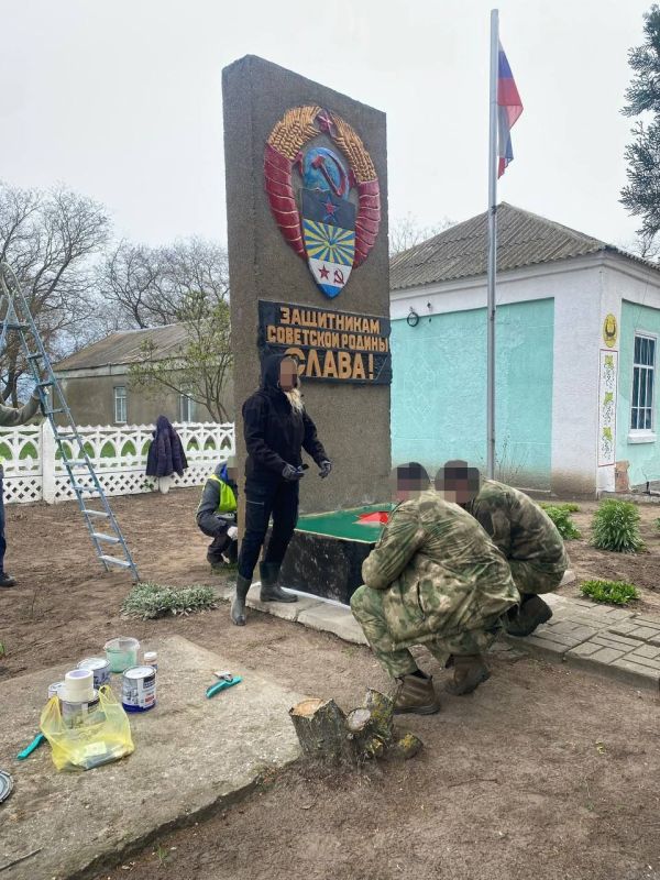 Александр Дудка: Памятники героям Великой Отечественной войны облагораживают по всему Скадовскому округу