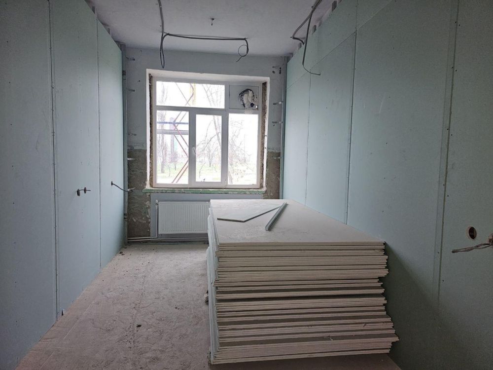 Рязанская область продолжает восстанавливать больницу в Верхнем Рогачике