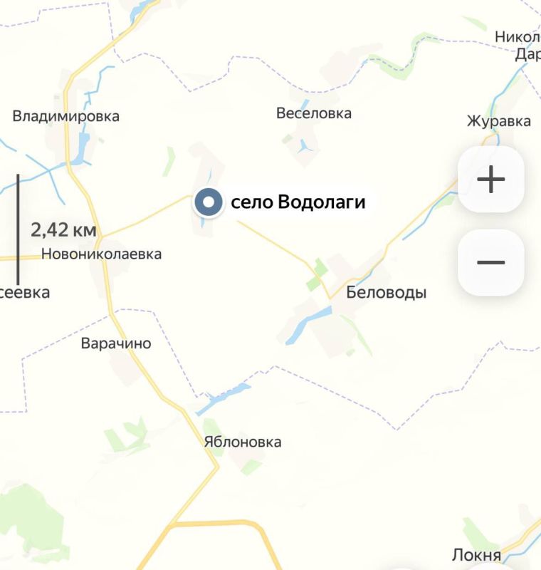 По оперативным данным ВС РФ вплотную подошли к селу Водолаги в Сумской области