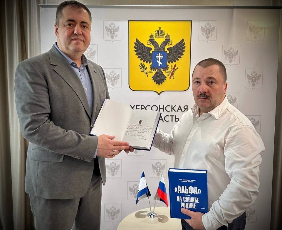 Руководитель Постоянного Представительства Херсонской области при Правительстве РФ Владимир Боделан провел встречу с вице-президентом Федерации шашек Москвы Сергем Богдановым