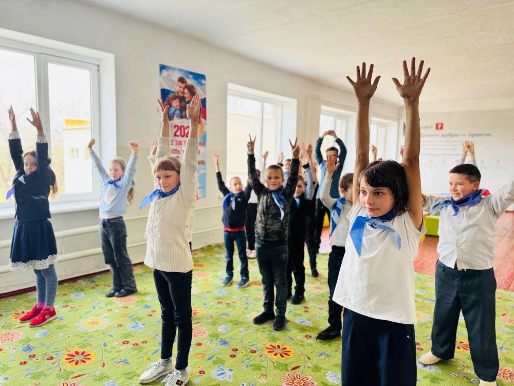 «Орлята» Григорьевской школы зарядились энергией на спортивной перемене!