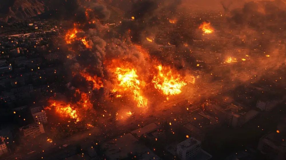 Херсон. ФАБ-500 бахнули по Ледовому дворцу: Кадры с полыхающим "адом" тут же заполонили Сеть