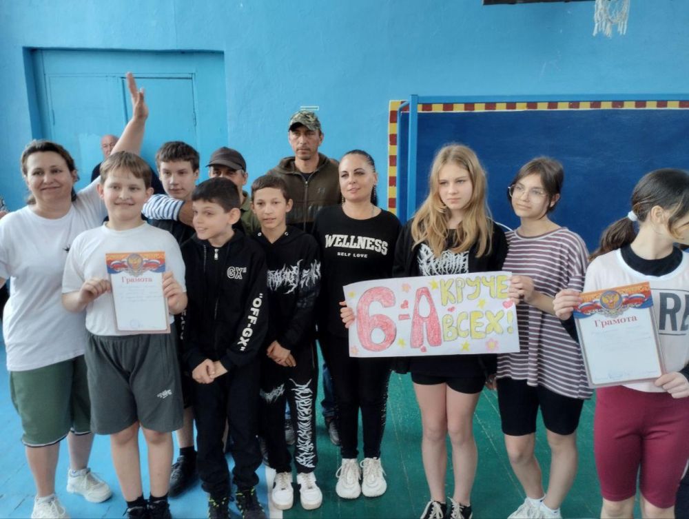 В Рубановской школе прошли спортивные соревнования среди 5-7 классов