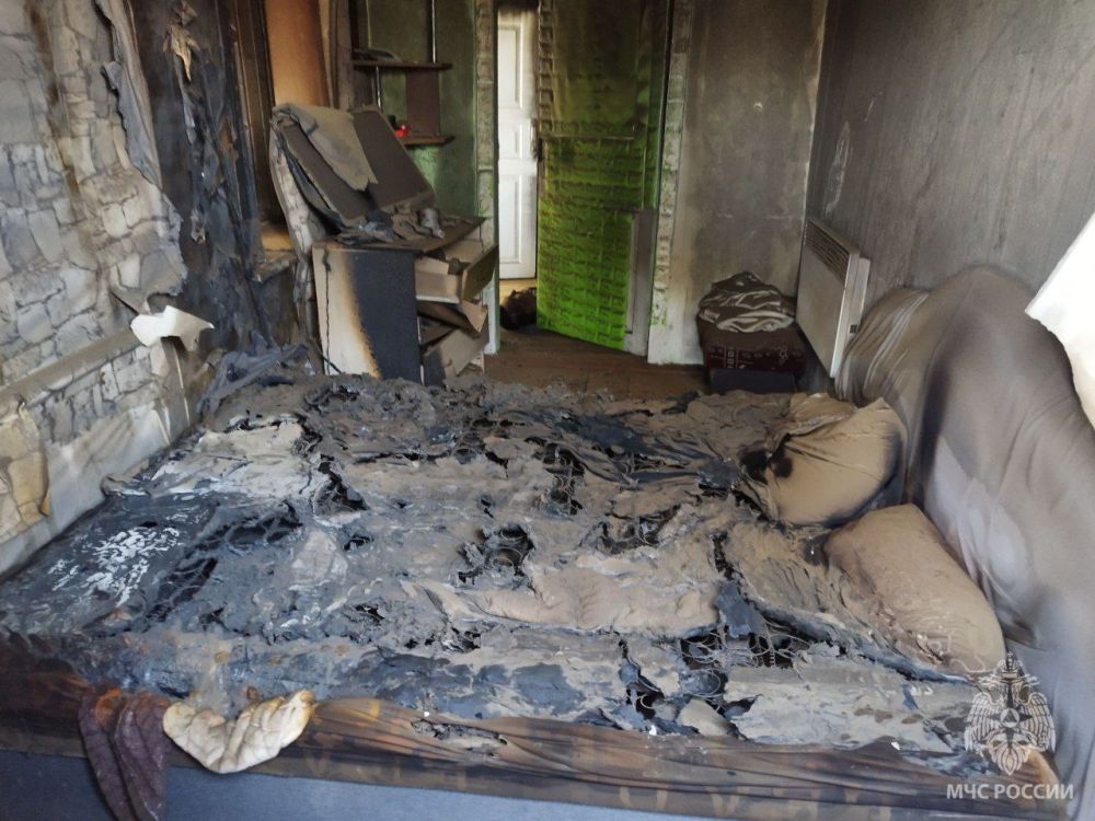 Неосторожность при курении стала причиной пожара в селе Бабенковка Первая Каланчакского округа