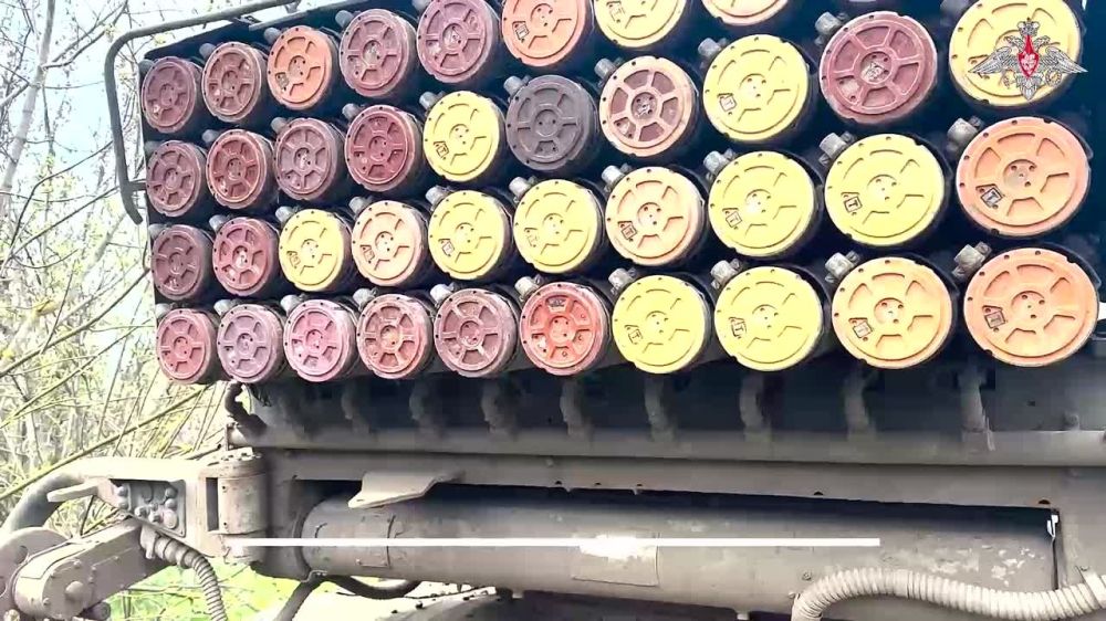 Расчет РСЗО «Град» 42-й гвардейской дивизии группировки войск «Днепр» уничтожил скопление пехоты ВСУ в Запорожской области