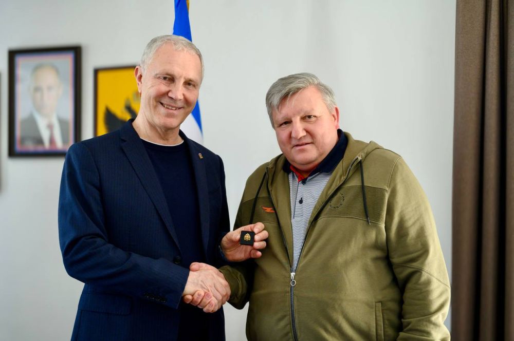 Владимир Сальдо провел встречу с заместителем председателя Российского военно-исторического общества Николаем Овсиенко