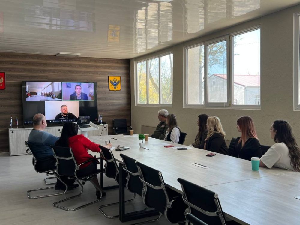 В Херсонской области состоялась видеоконференция с журналистом из Финляндии