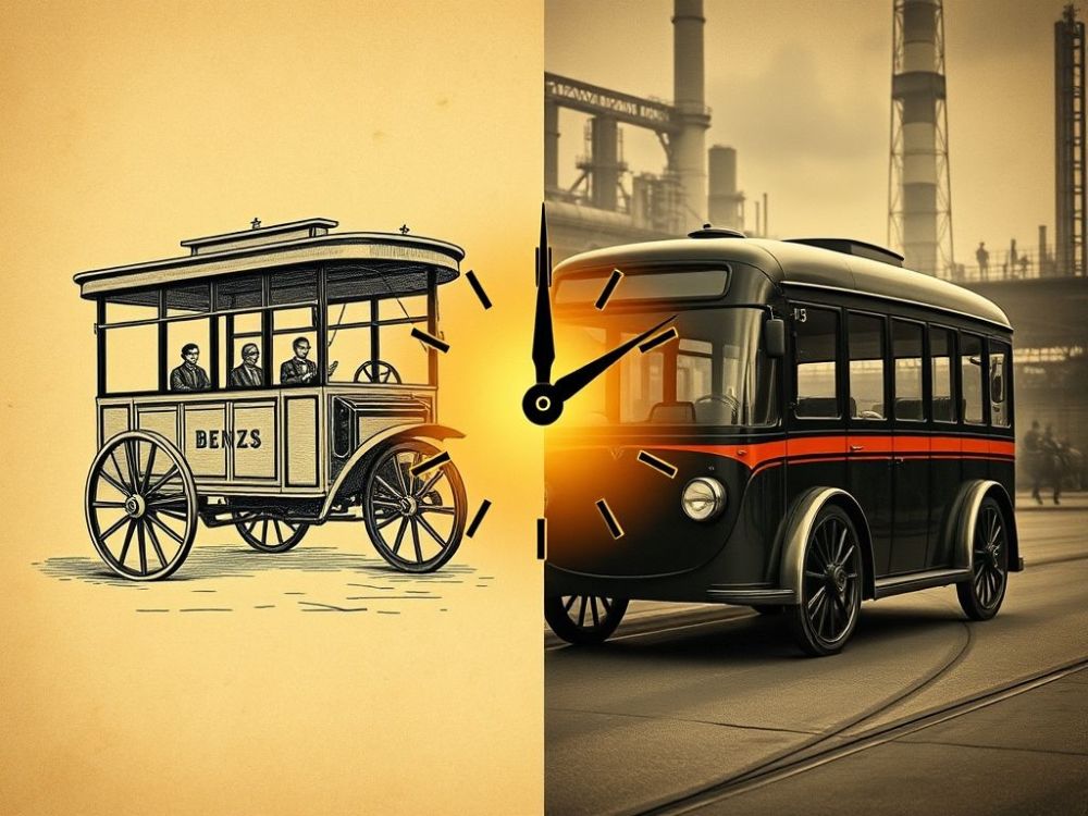 Херсонтранс: От лошадей до моторов: как начинались автобусные перевозки