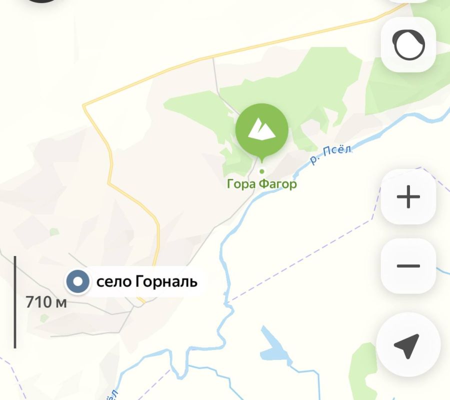 Курская область. Горналь. После взятия и зачистки опорника на территории мужского монастыря, ВС РФ продолжают бои внутри самого поселка