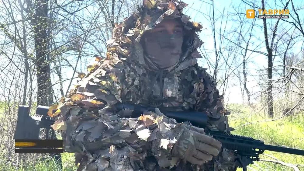 Снайперская пара группировки войск "Днепр" сорвала ротацию противника, уничтожив наблюдателя ВСУ