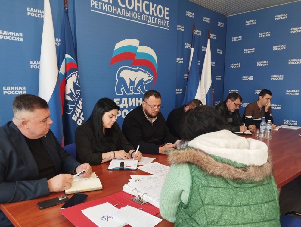 Больше 100 обращений жителей Херсонской области принято в ходе Недели приемов граждан «Единой России» по вопросам ЖКХ