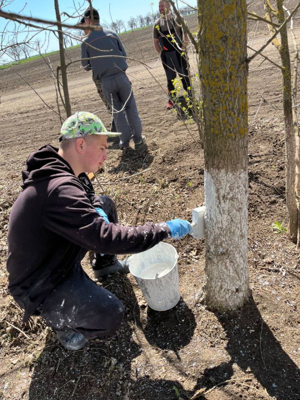 Первые Горностаевской школы присоединились к Всероссийской неделе субботников
