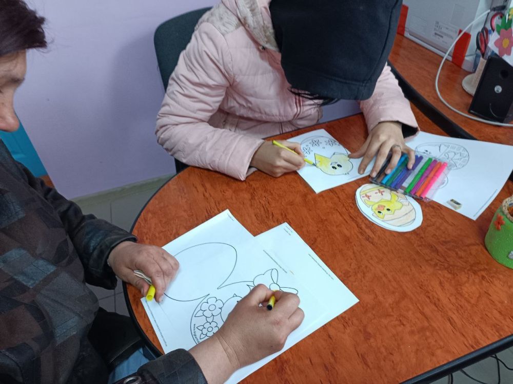 Пасхальные мастер-классы в Красноперекопской библиотеке, Цукурском СК и Богдановском СК