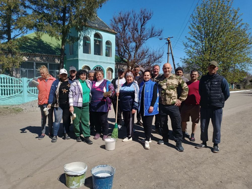 Субботник в Преображенке к светлому празднику Пасхи