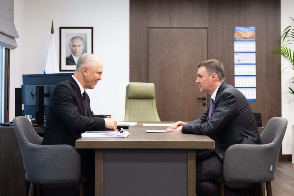 Владимир Сальдо обсудил с зампредседателя Правительства России Дмитрием Патрушевым проблемы АПК Херсонщины