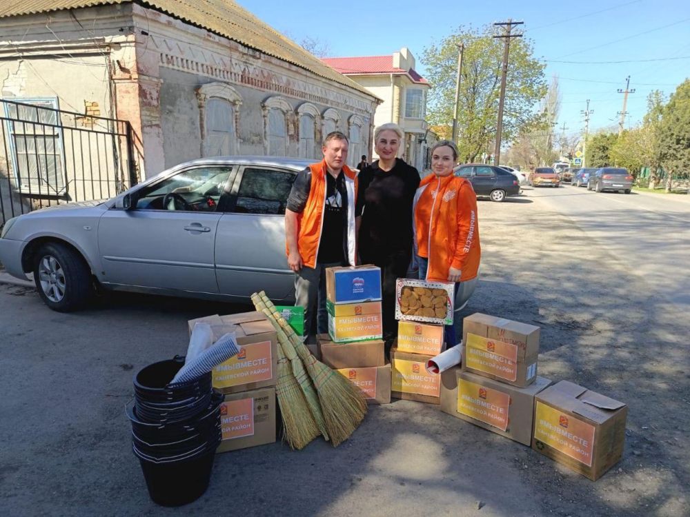 Кубанские волонтеры доставили гуманитарный груз в Геническ