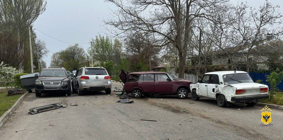 В городе Скадовске устанавливаются обстоятельства ДТП с пострадавшими