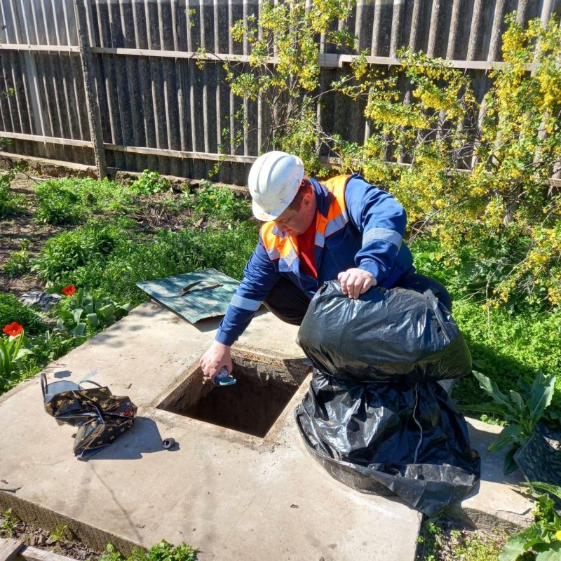В Чаплынке с абонентами работает бригада рязанского водоканала