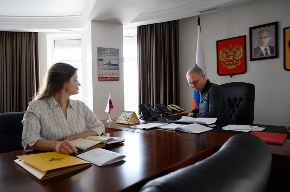 Владимир Сальдо встретился с Уполномоченным по правам ребенка