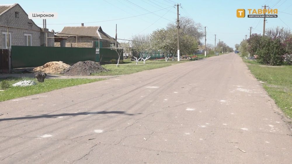 Несколько домовладений повреждены в результате вчерашнего обстрела ВСУ села Широкое Скадовского округа